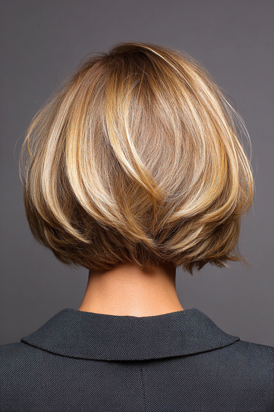 layered-bob-with-highlights