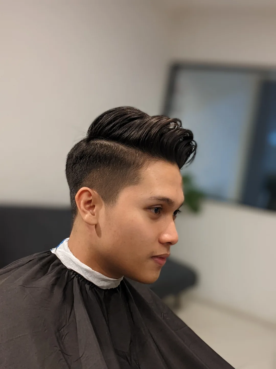 side-parted-pompadour