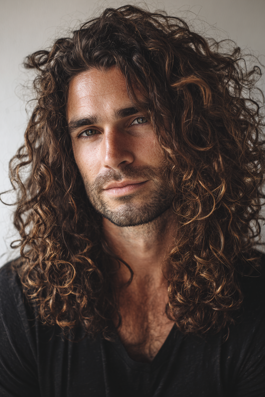 shoulder-length-brown-curly-hair