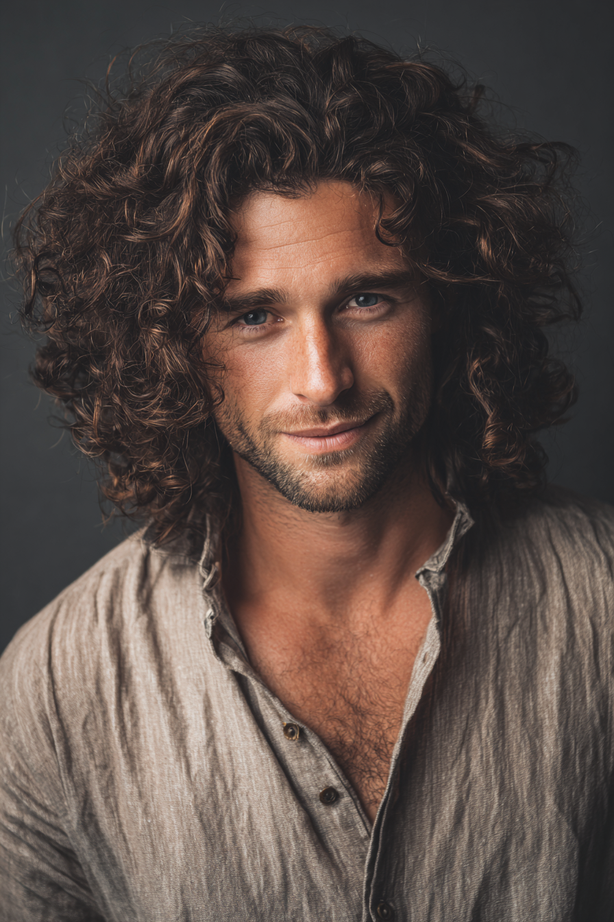 middle-parted-thick-curly-hair