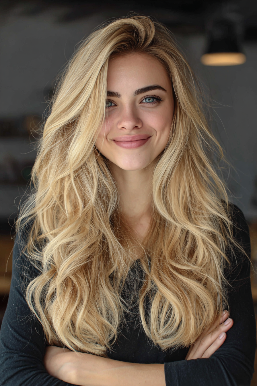 long-honey-blonde-wavy-hair