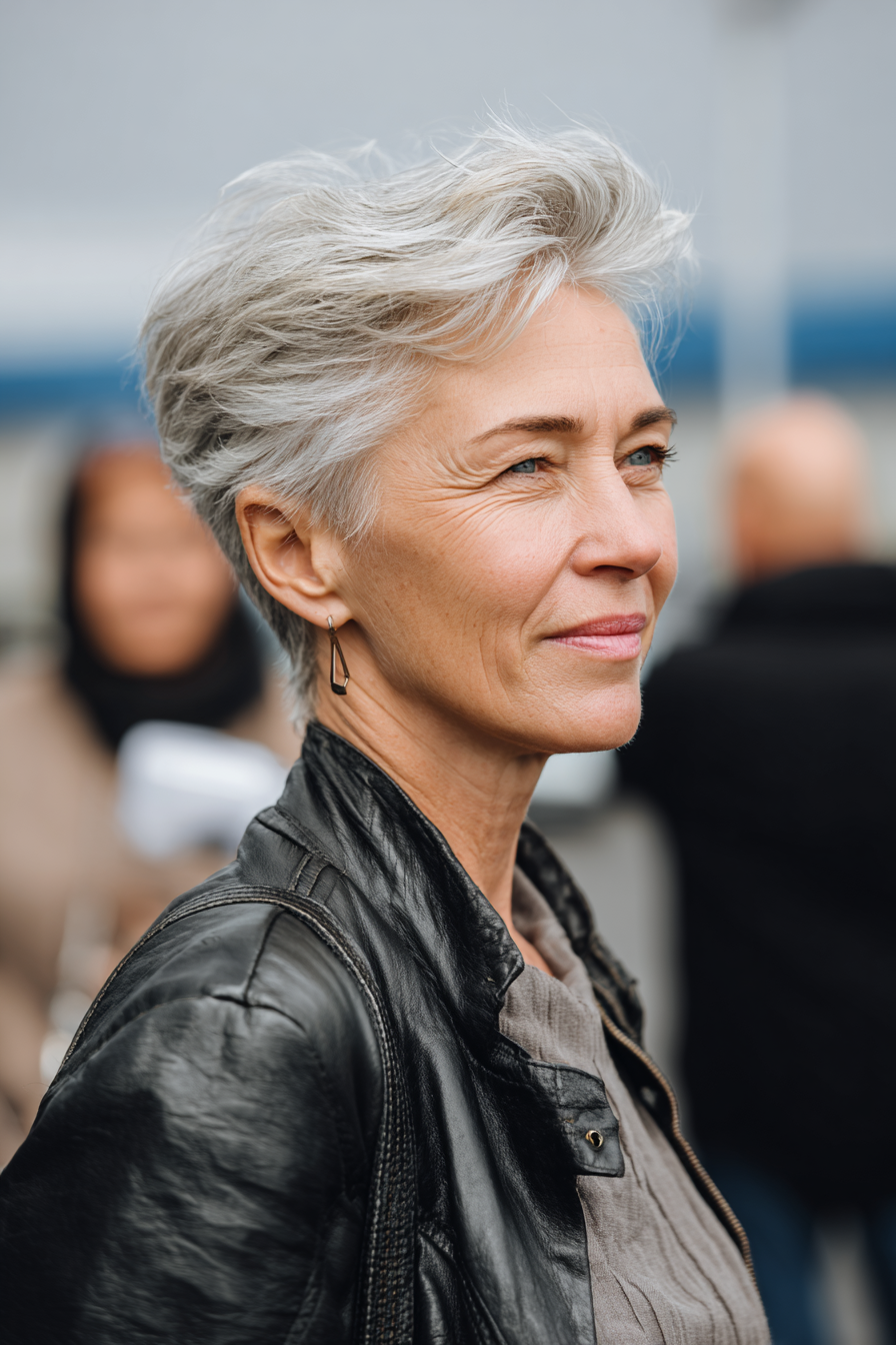 gray-short-bob