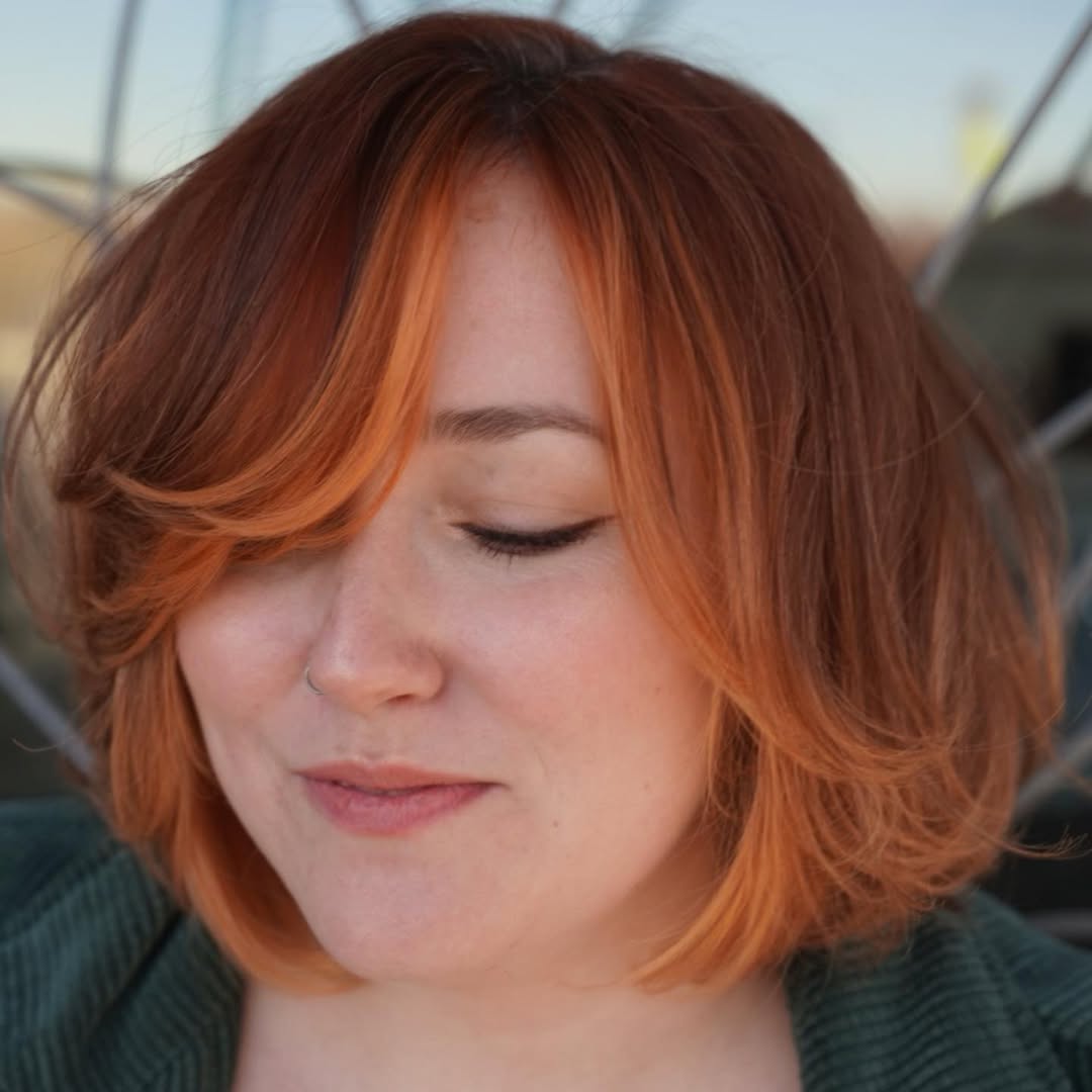  Soft Ginger French Bob