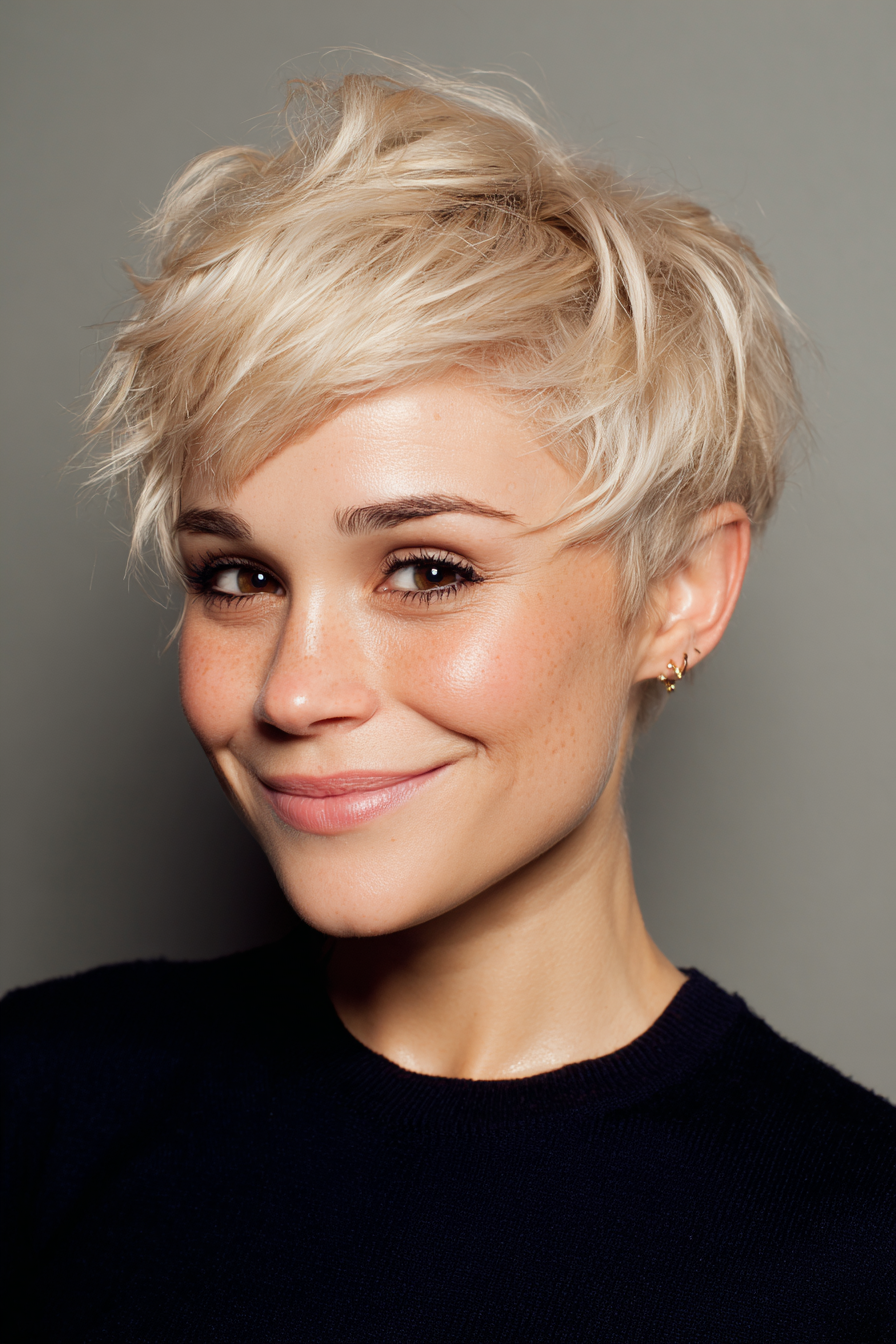 blonde-messy-pixie