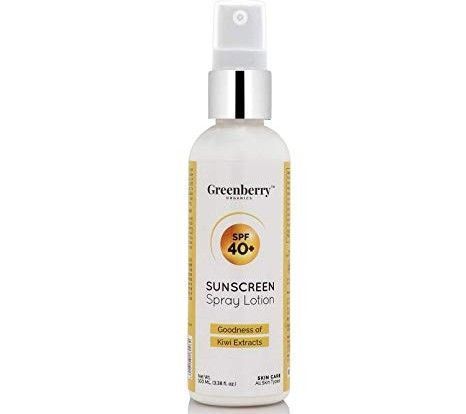 Greenberry Organics SPF 40+ Sunscreen Spray Lotion