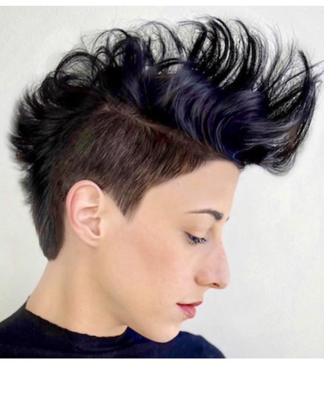 Faux Hawk Undercut Pixie