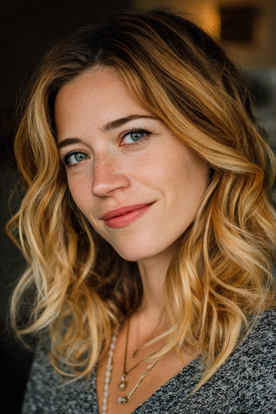 face-framing-highlighted-wavy-hair