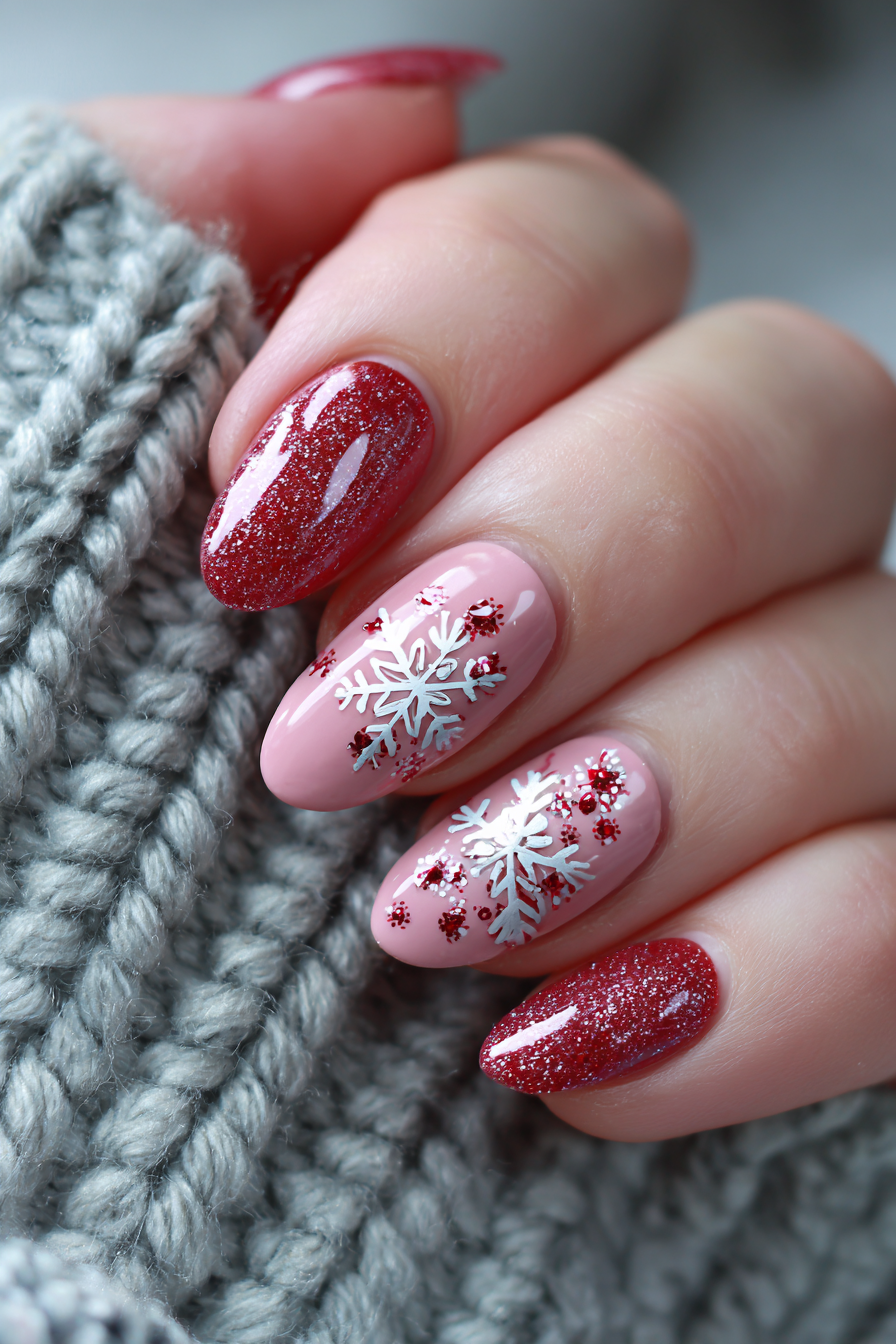 red-and-pink-nails