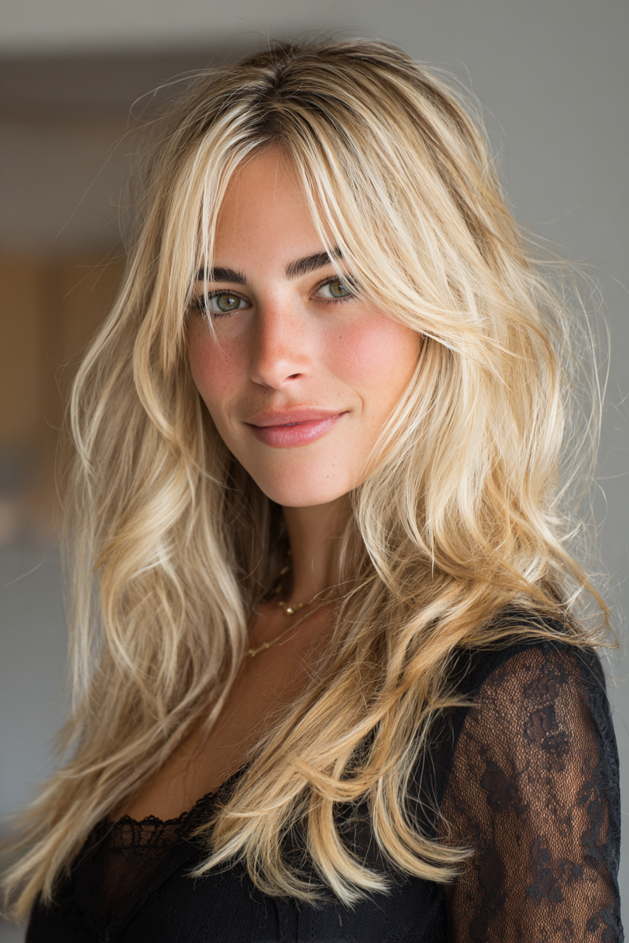 middle-parted-long-blonde-hair