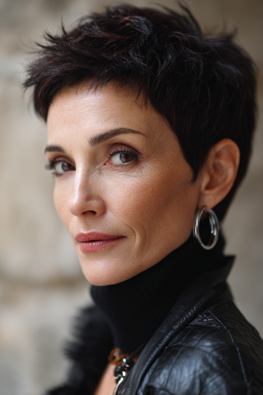 short-black-hair