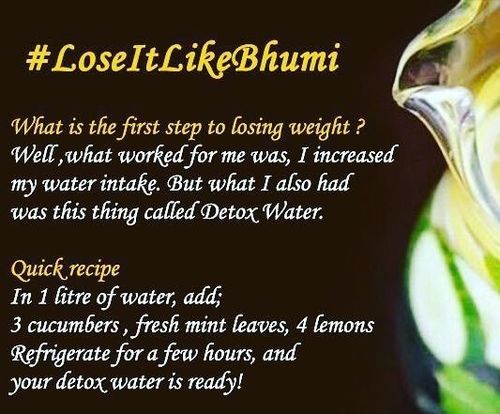Bhumi-pednekar-weight-loss-tips-detox-water