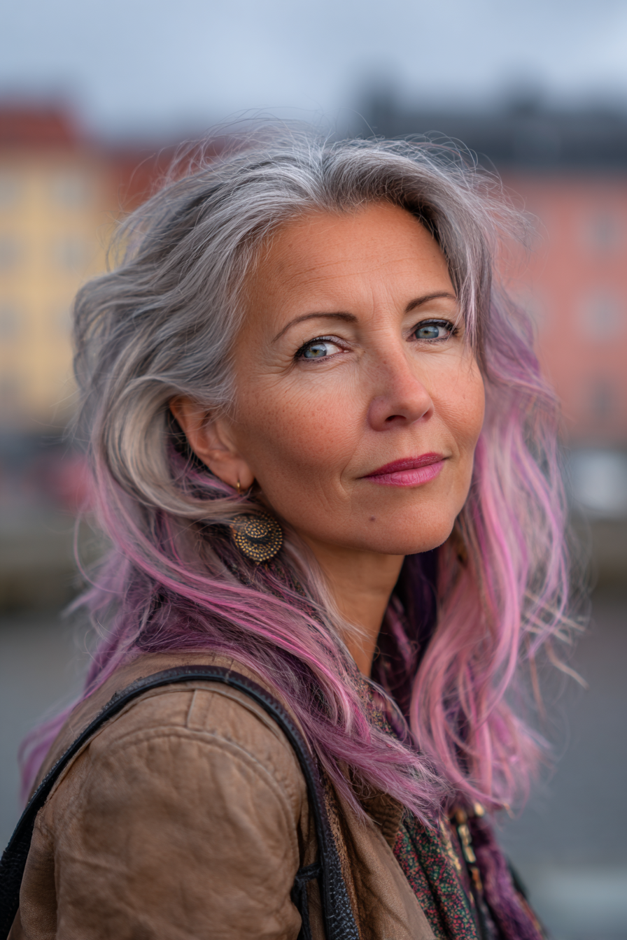 edgy-pink-and-gray-medium-hair