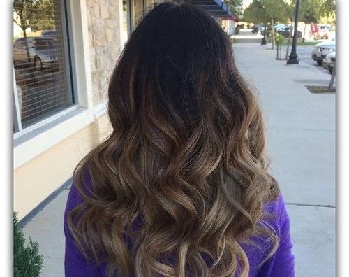 Long Brunette With Soft Highlights