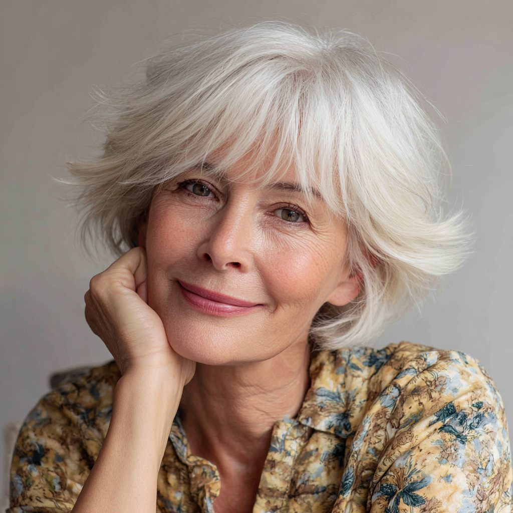 middle-parted-gray-short-hair