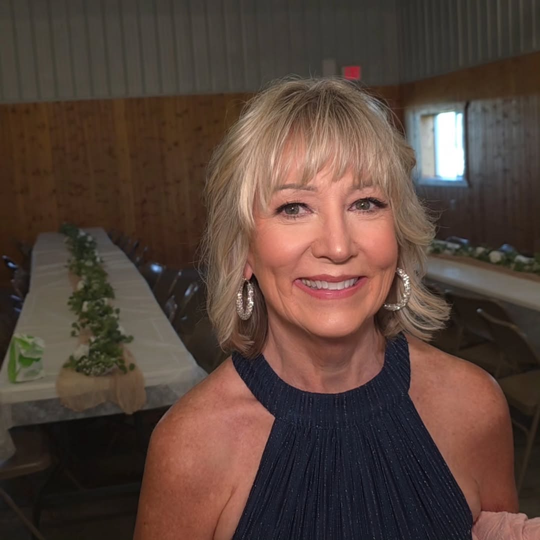 Ash Blonde Layered Bob with Fringes