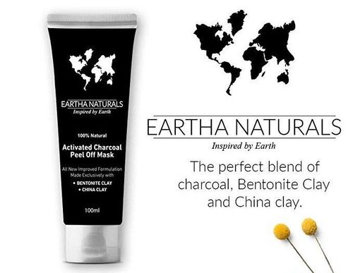 Eartha Naturals Activated Charcoal Peel Off Mask 
