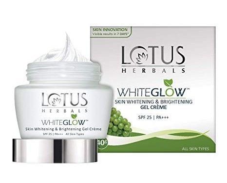 Lotus White Glow Skin Whitening and Brightening Gel Cream
