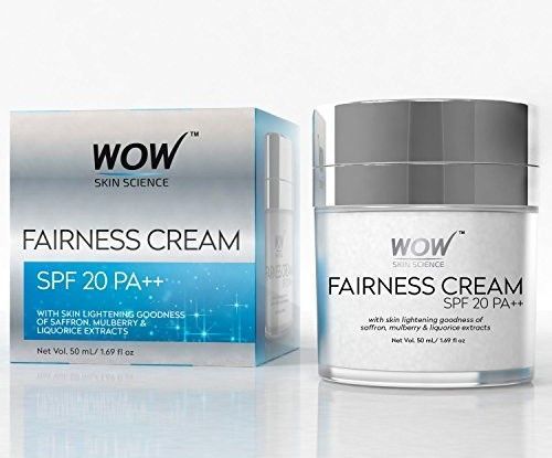 Wow Fairness SPF 20 PA++ No Parabens & Mineral Oil Cream 