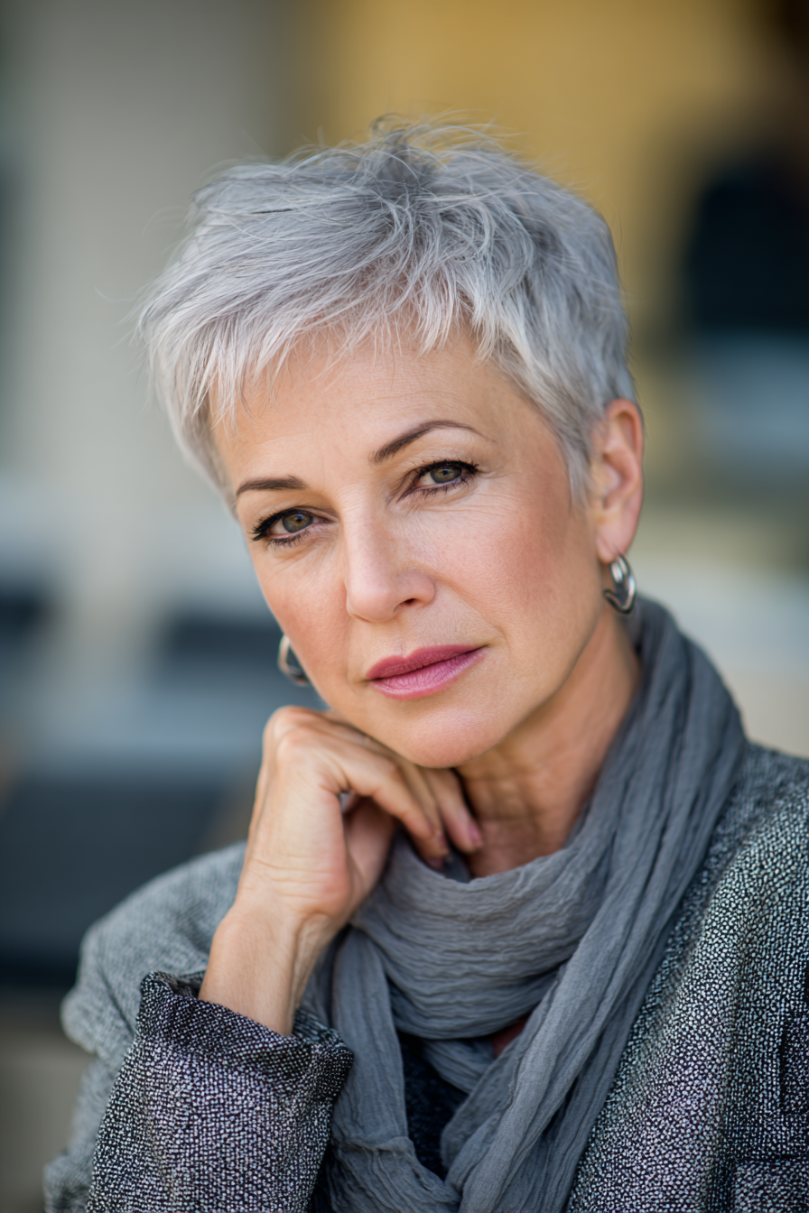 short-gray-pixie