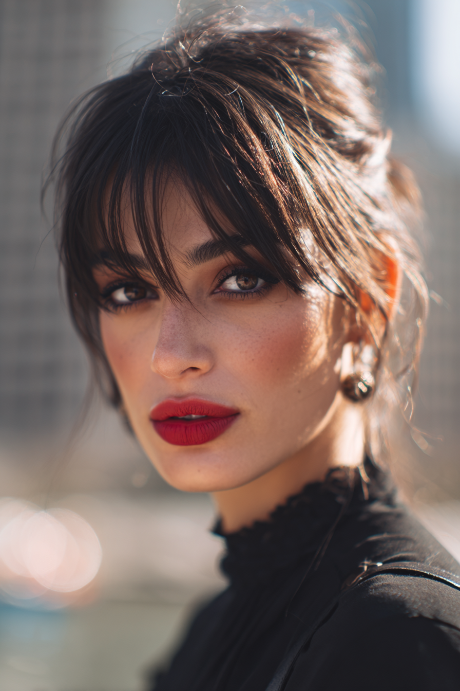 red-lips-amokey-eyes-with-bangs-hair