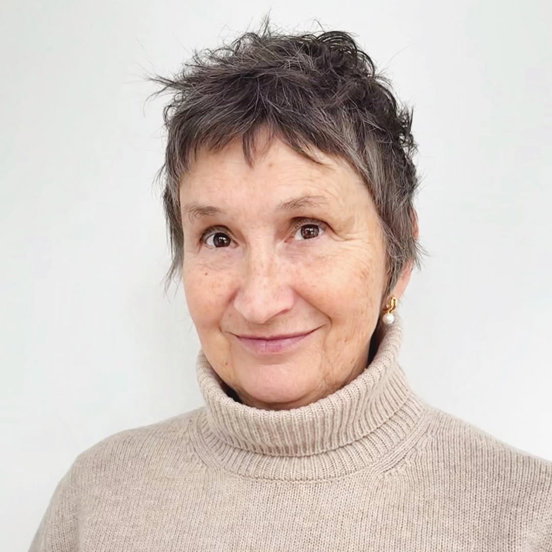 Shaggy Pixie with Sideburns