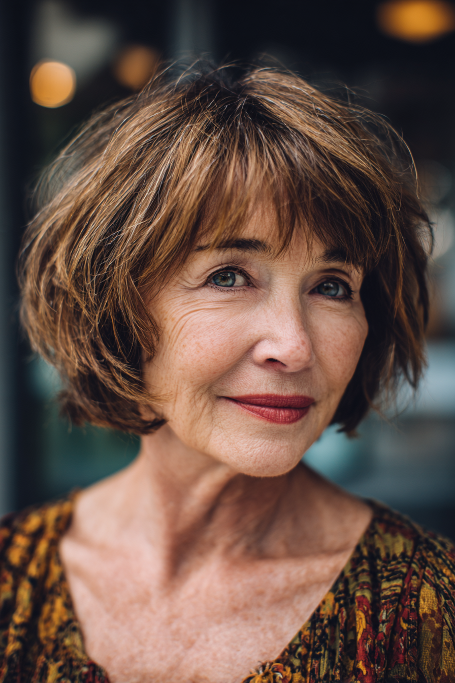 blonde-highlighted-short-shaggy-hair