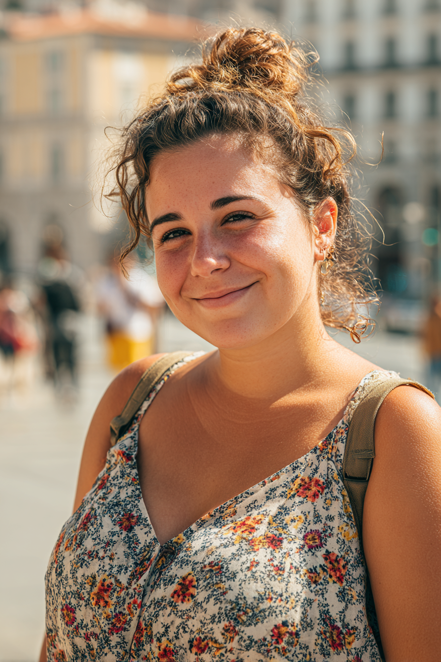 high-bun-with-curly-hair