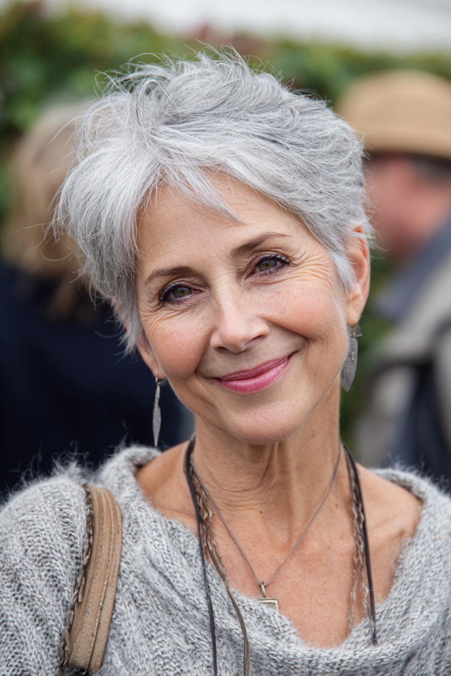 layered-gray-and-messy-hair