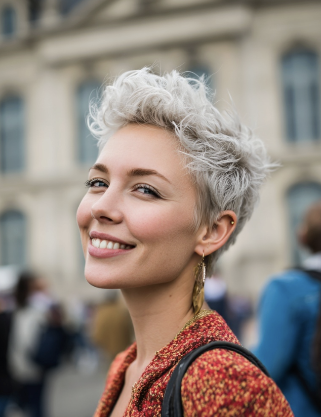 messy-platinum-pixie