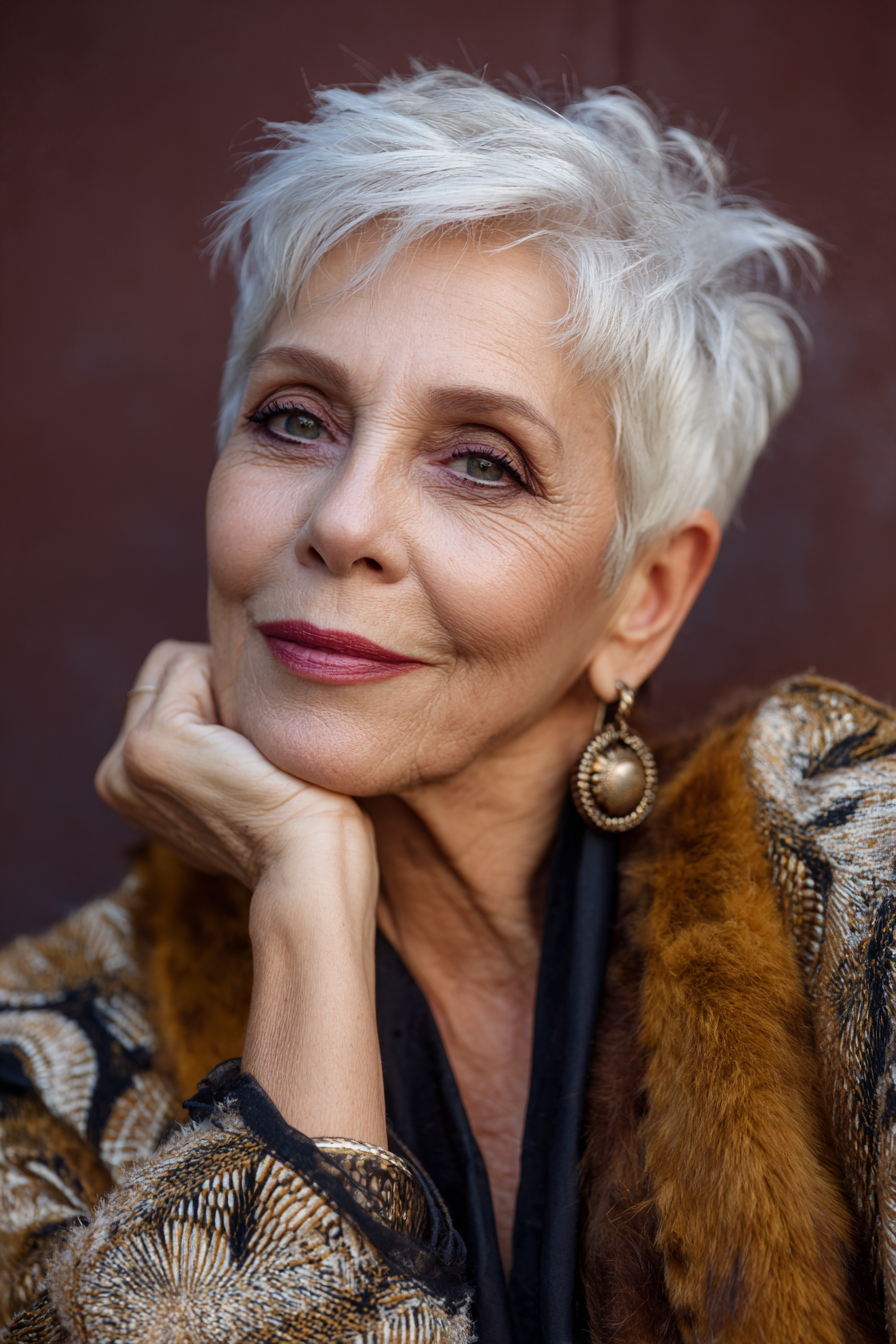 gray-short-layered-cut