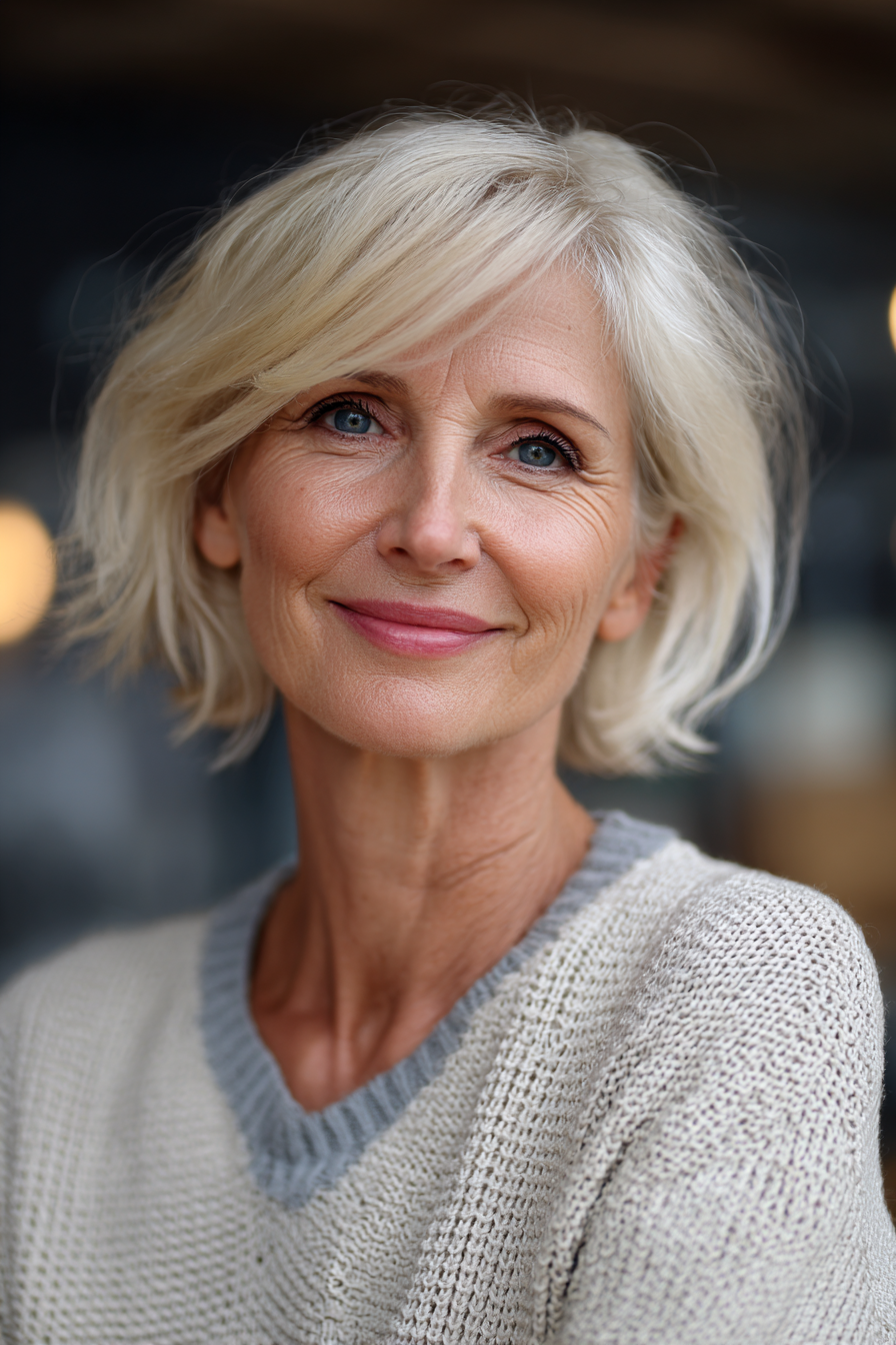 blonde-short-cut-with-side-bangs