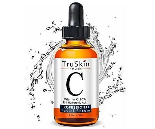 Truskin Naturals Vitamin C Serum for Face Organic Anti-aging Topical Facial Serum with Hyaluronic Acid