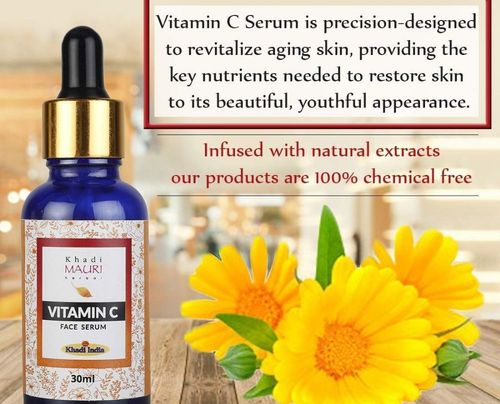 Khadi Mauri Herbal Vitamin C Face Serum with Hyaluronic Acid