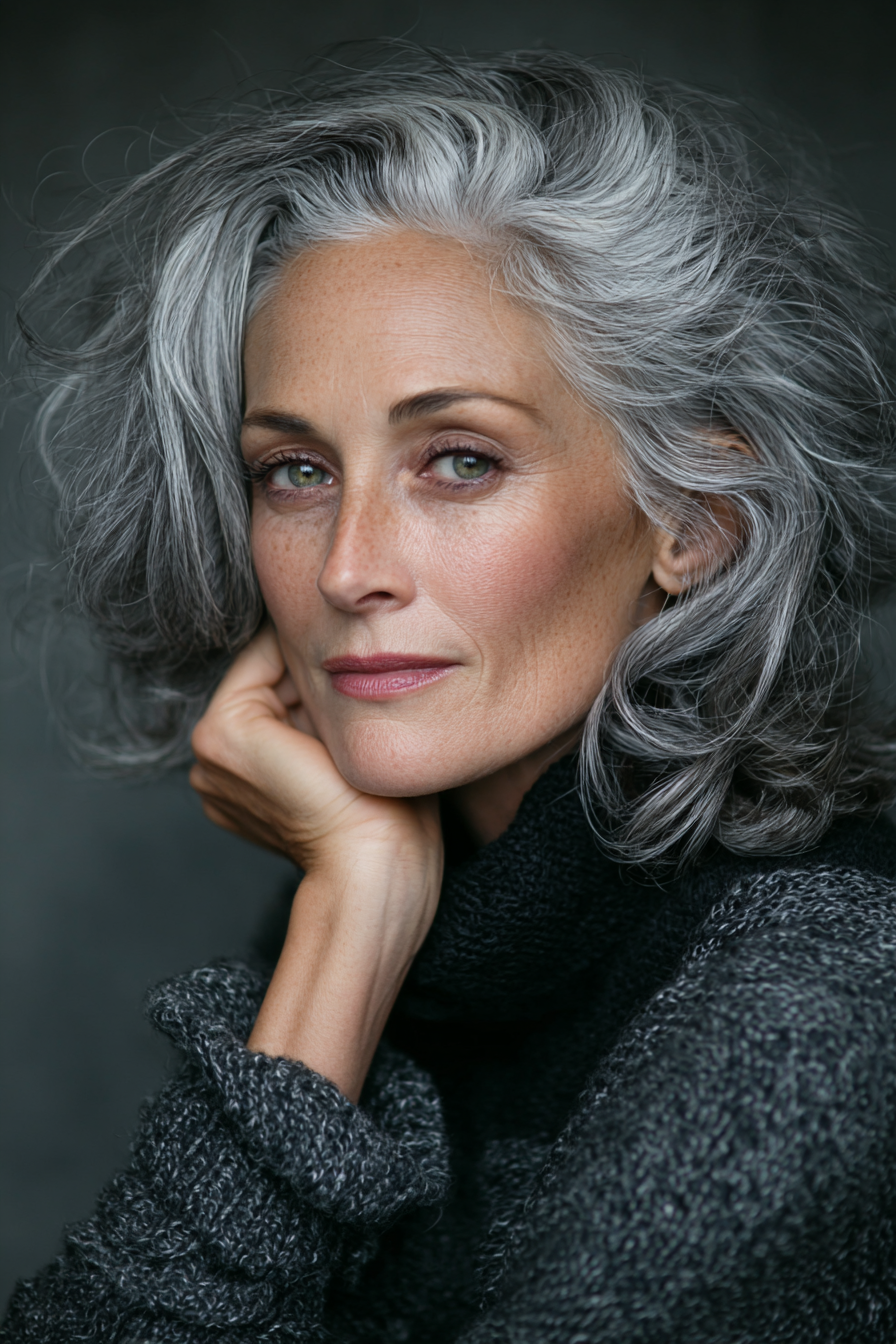 silver-gray-bob-side-parted