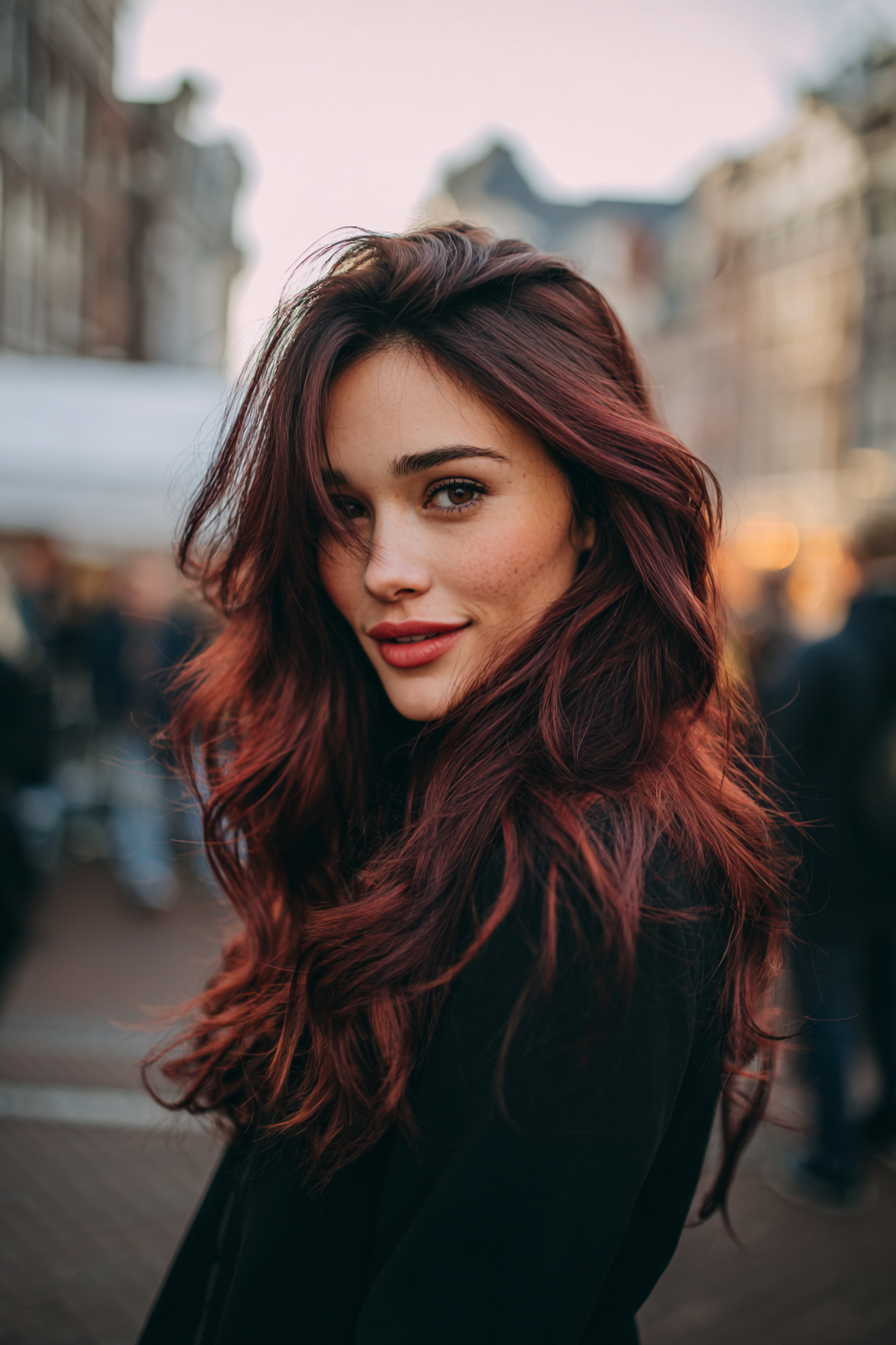 modern-cherry-red-balayage-long-hair