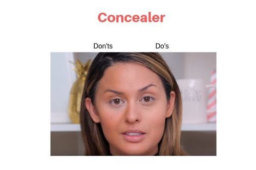 Concealer Do's And Don'ts