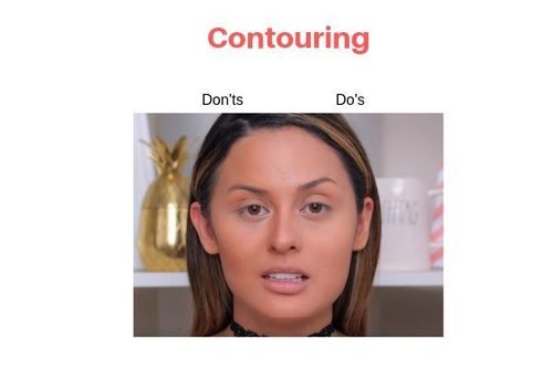 Contour Do's And Don'ts