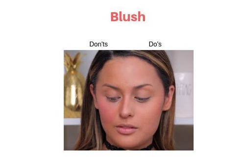 Blush Do's And Don'ts