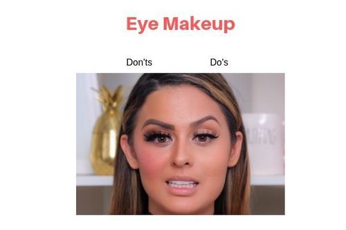 Eye Makeup Do's And Don'ts