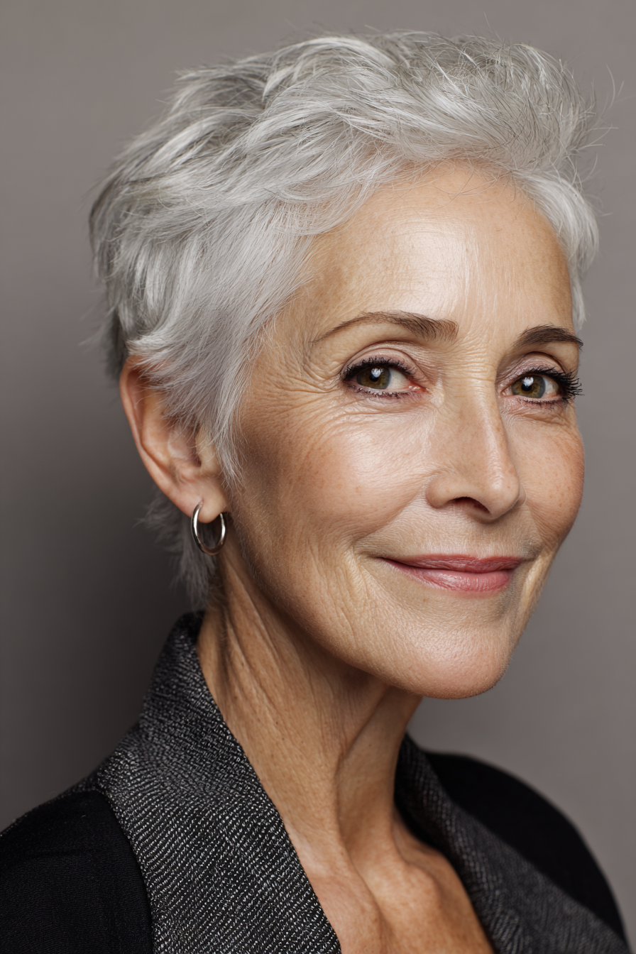 short-gray-pixie