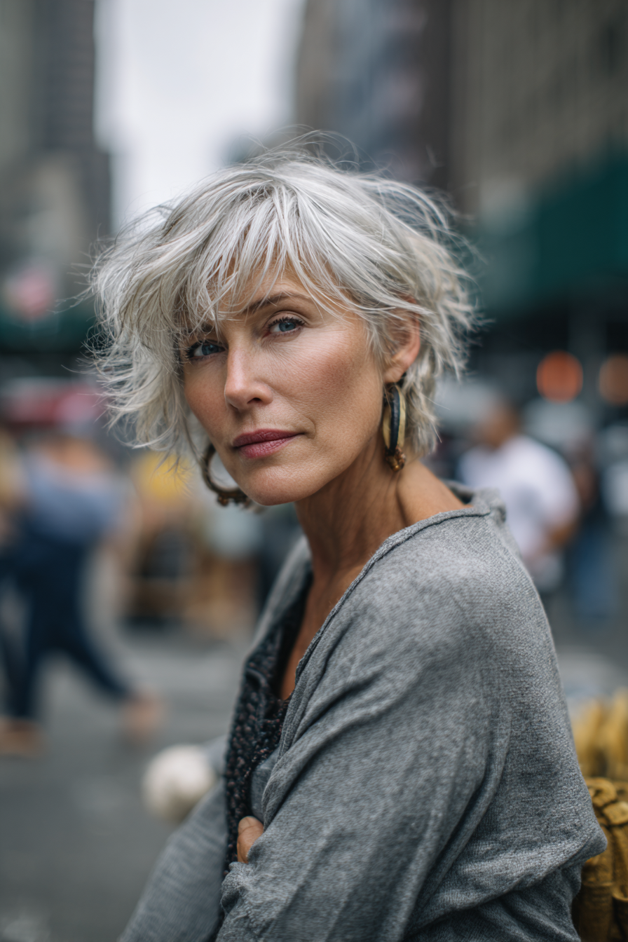 short-messy-gray-hair