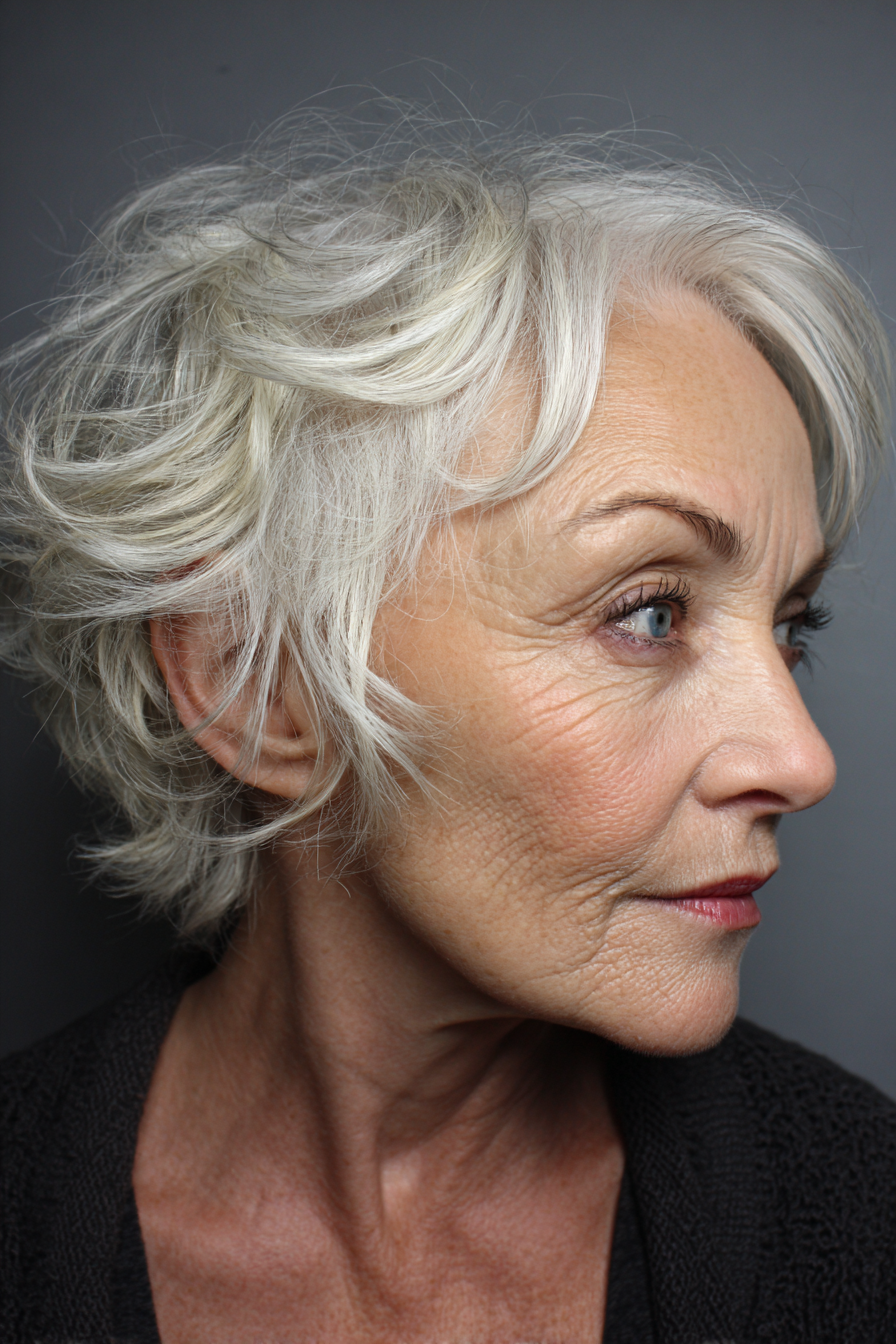 side-parted-silver-short-hair