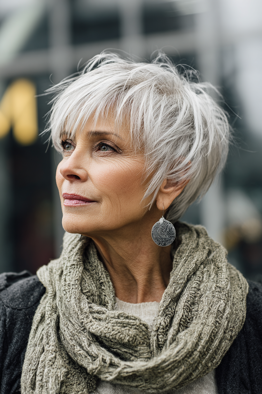 short-choppy-gray-hair
