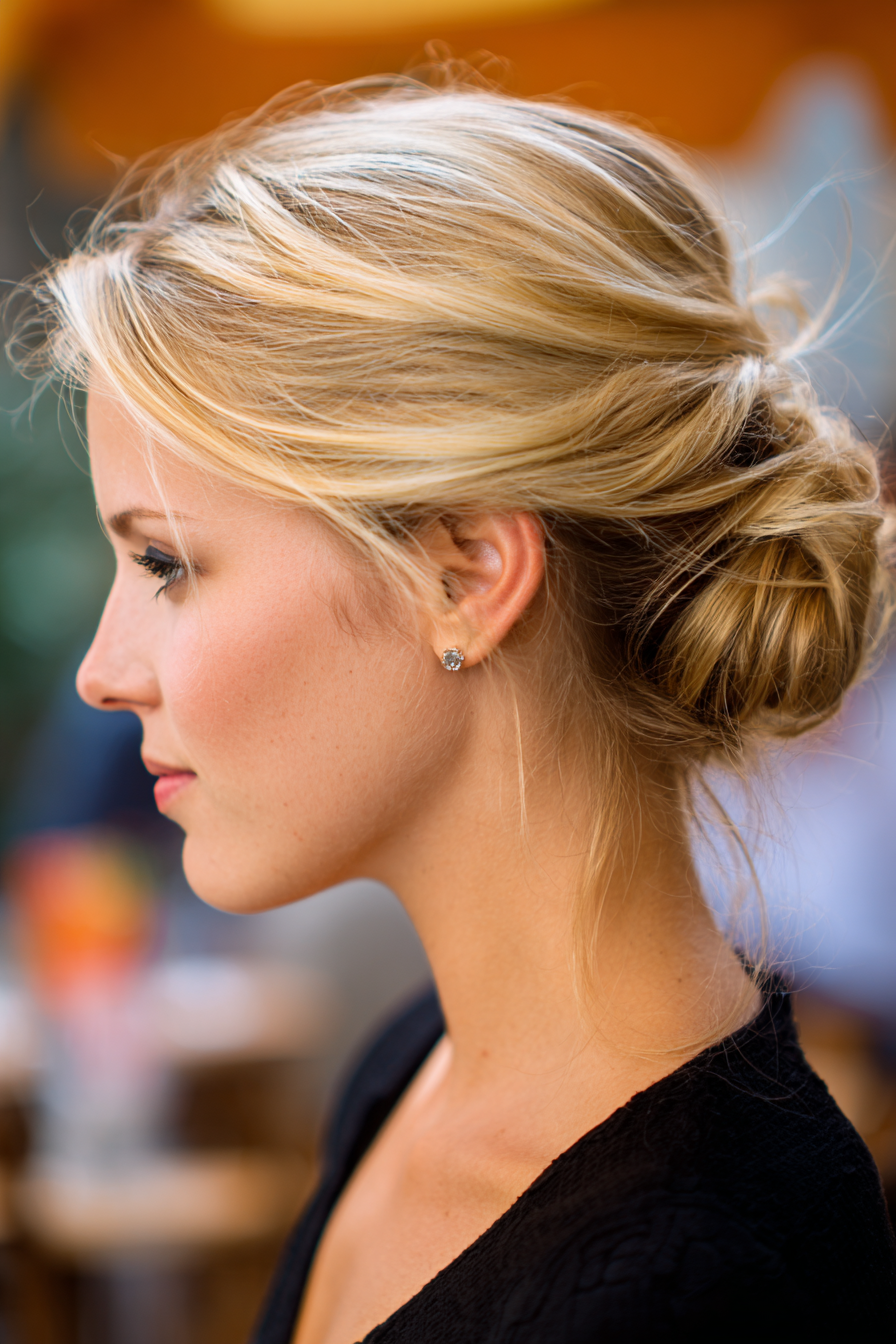 low-bun-for-everyday-wear