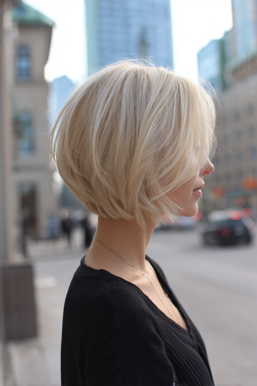 short-platinum-blonde-bob