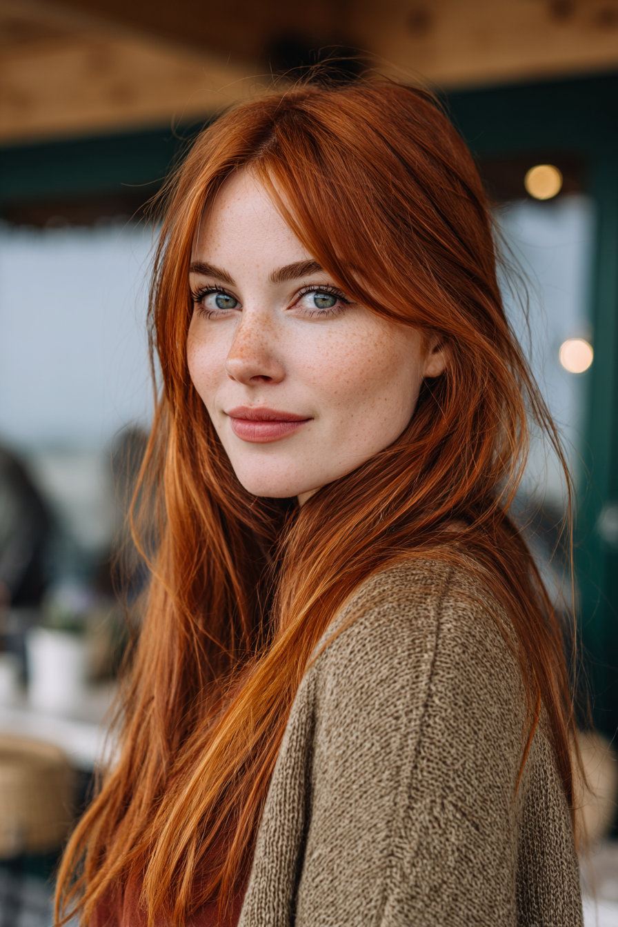 middle-parted-long-copper-cut