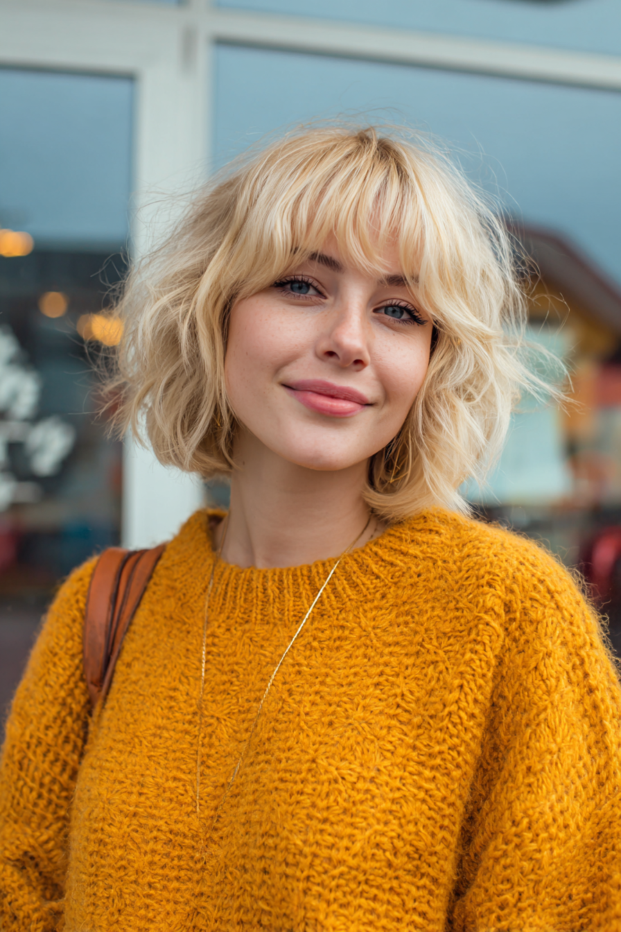 blonde-shaggy-bob-with-bangs