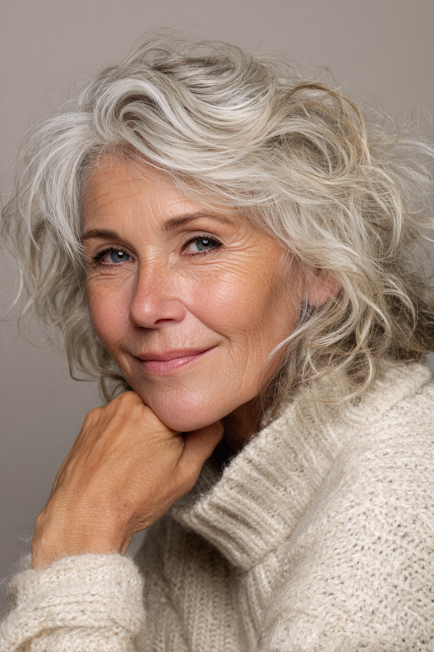 short-and-side-parted-wavy-gray-hair