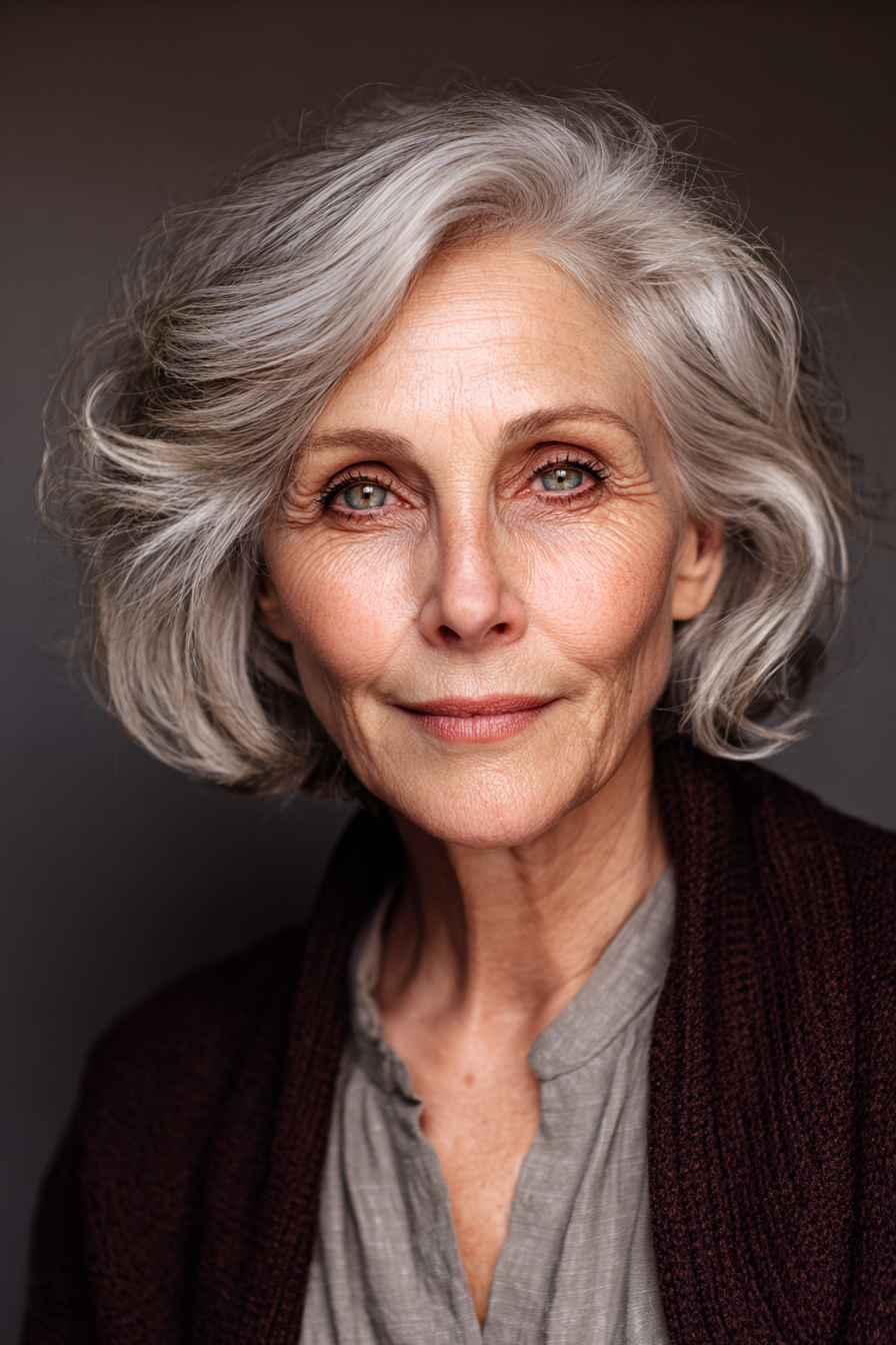 wavy-gray-layered-bob