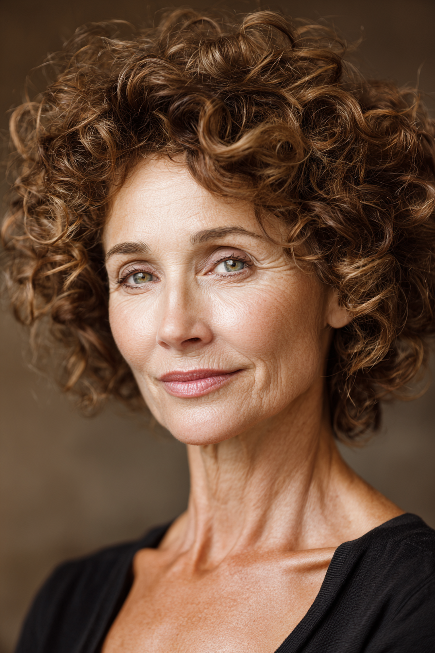 auburn-short-curly-hair